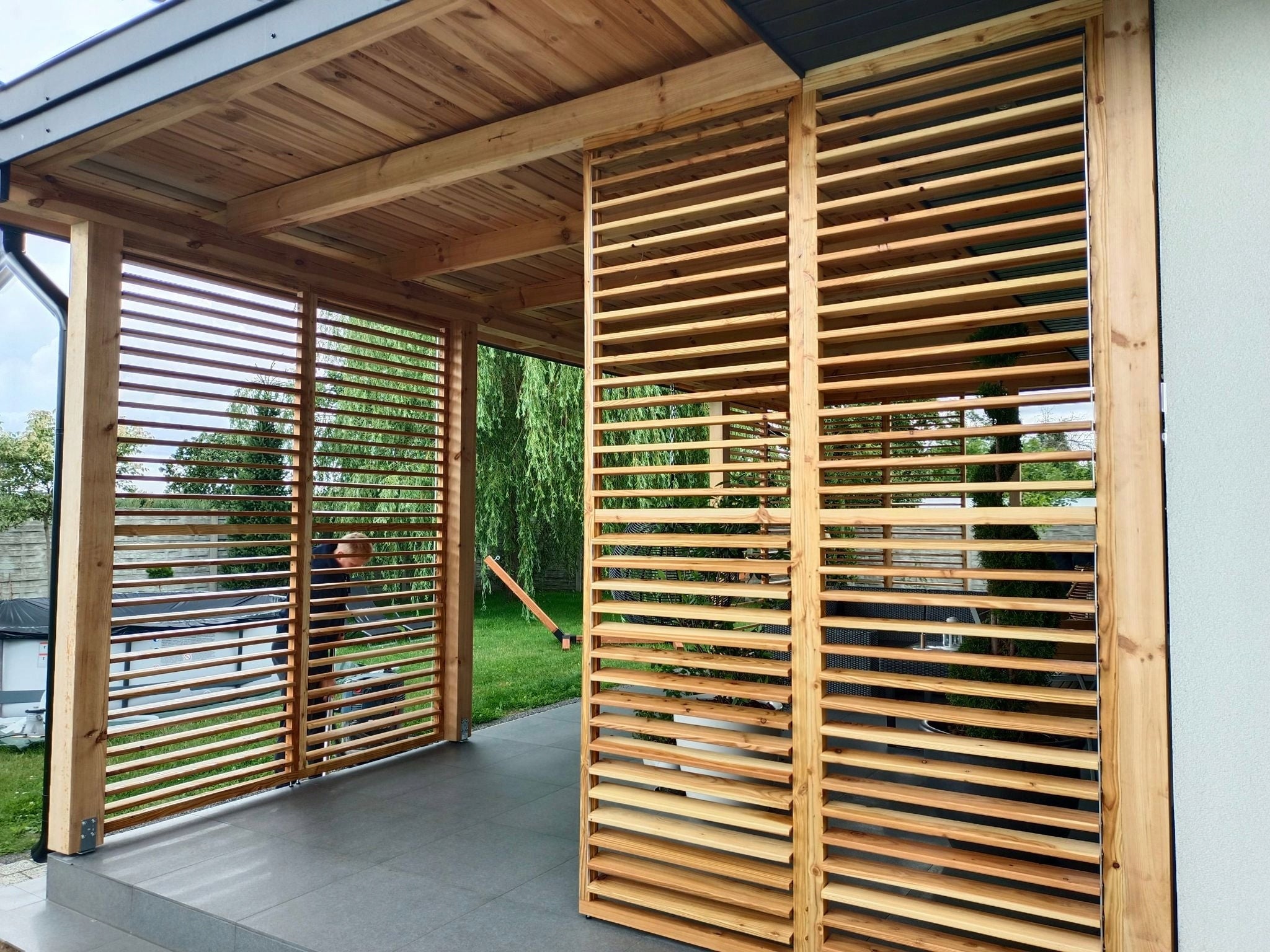 WOODEN BLINDS EXTERNAL MOVABLE BOARDS TO SIZE MANUFACTURER Manufacturer no brand