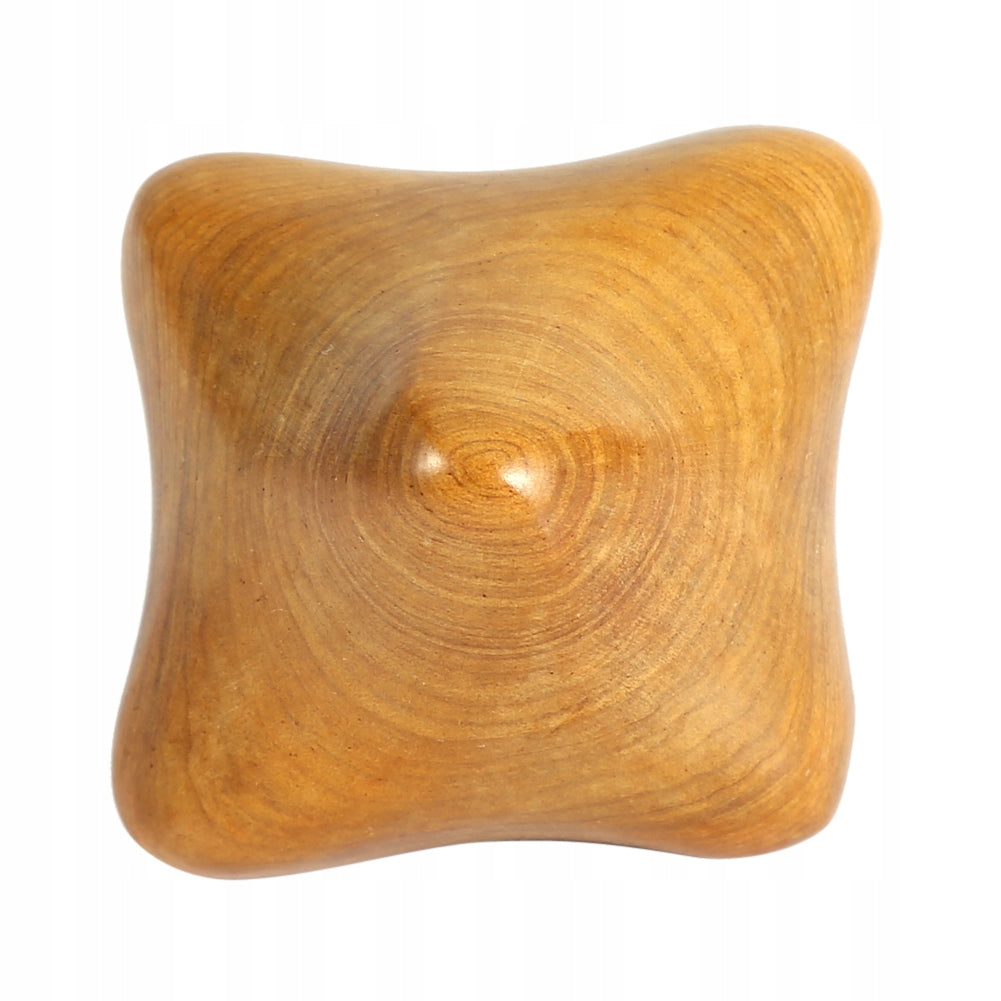 WOODEN DEVICE FOR MASSAGE WITH A CLASSIC SHAPE Color brown