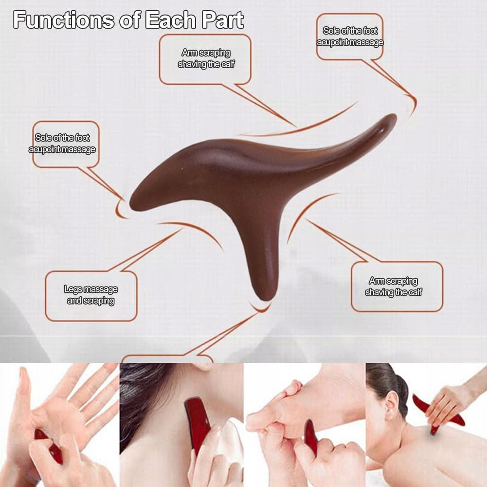 WOODEN FASCIA MASSAGE ROLLER LYMPHATIC BODY DRAINAGE Manufacturer code 0637556328991