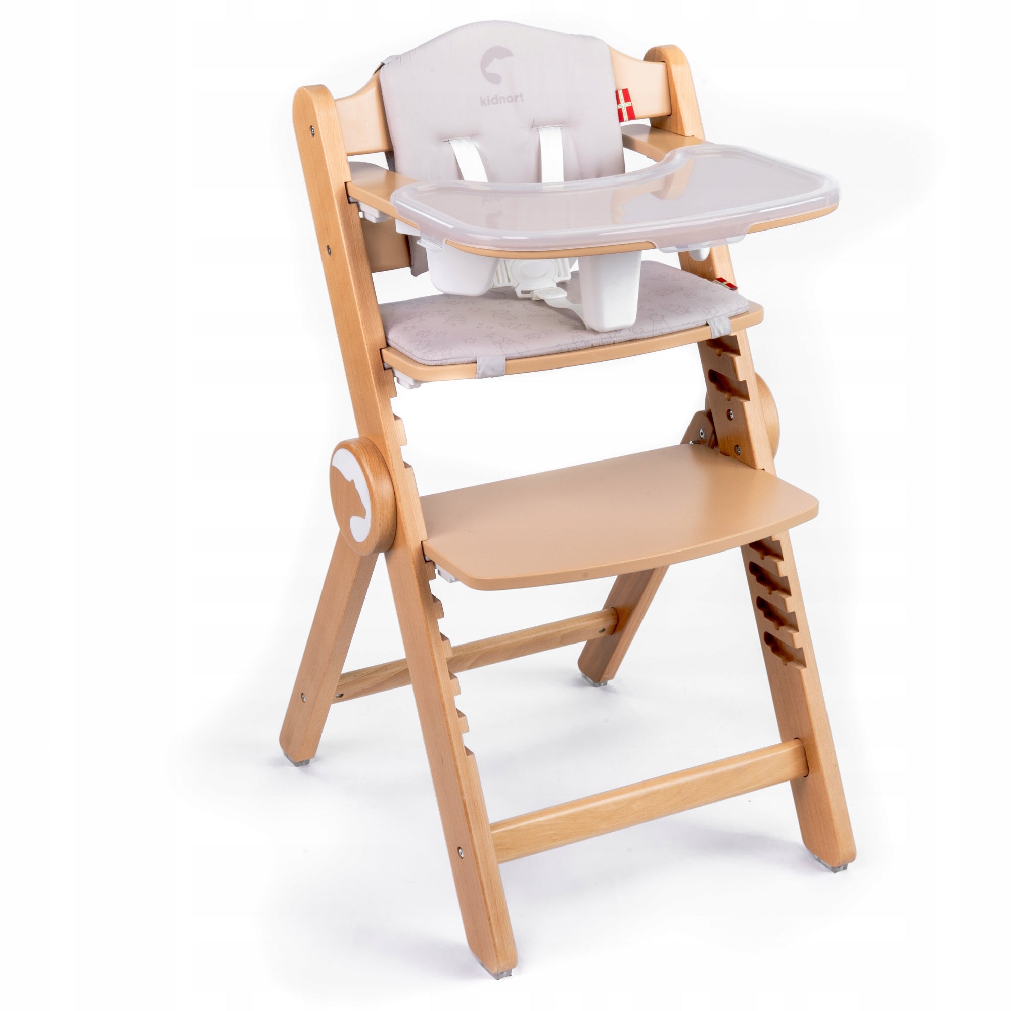 WOODEN FEEDING CHAIR 3in1 DRÖMMER UNIQUE BRONZE WITH TRAY AND STRAPS EAN (GTIN) 5902983636281