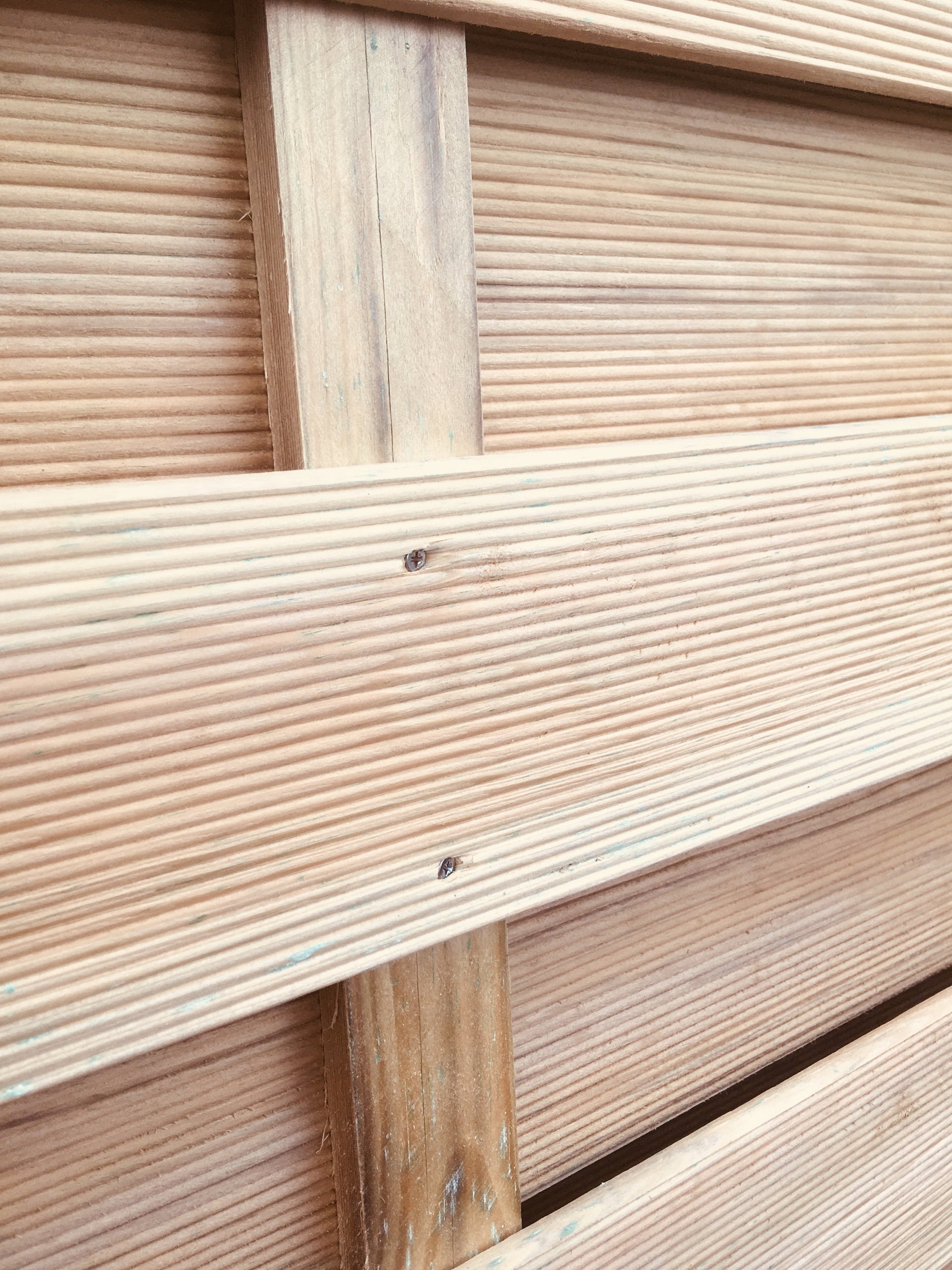WOODEN FENCE MASSIVE IN THICK FRAME STRAIGHT FENCE WITH GRILLE 180x180x4.4 cm Element width 180 cm