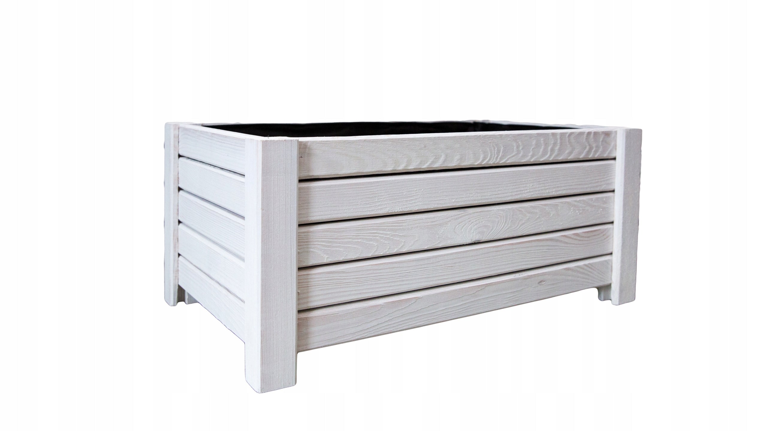 WOODEN GARDEN POT on the terrace 60x30x25 cm