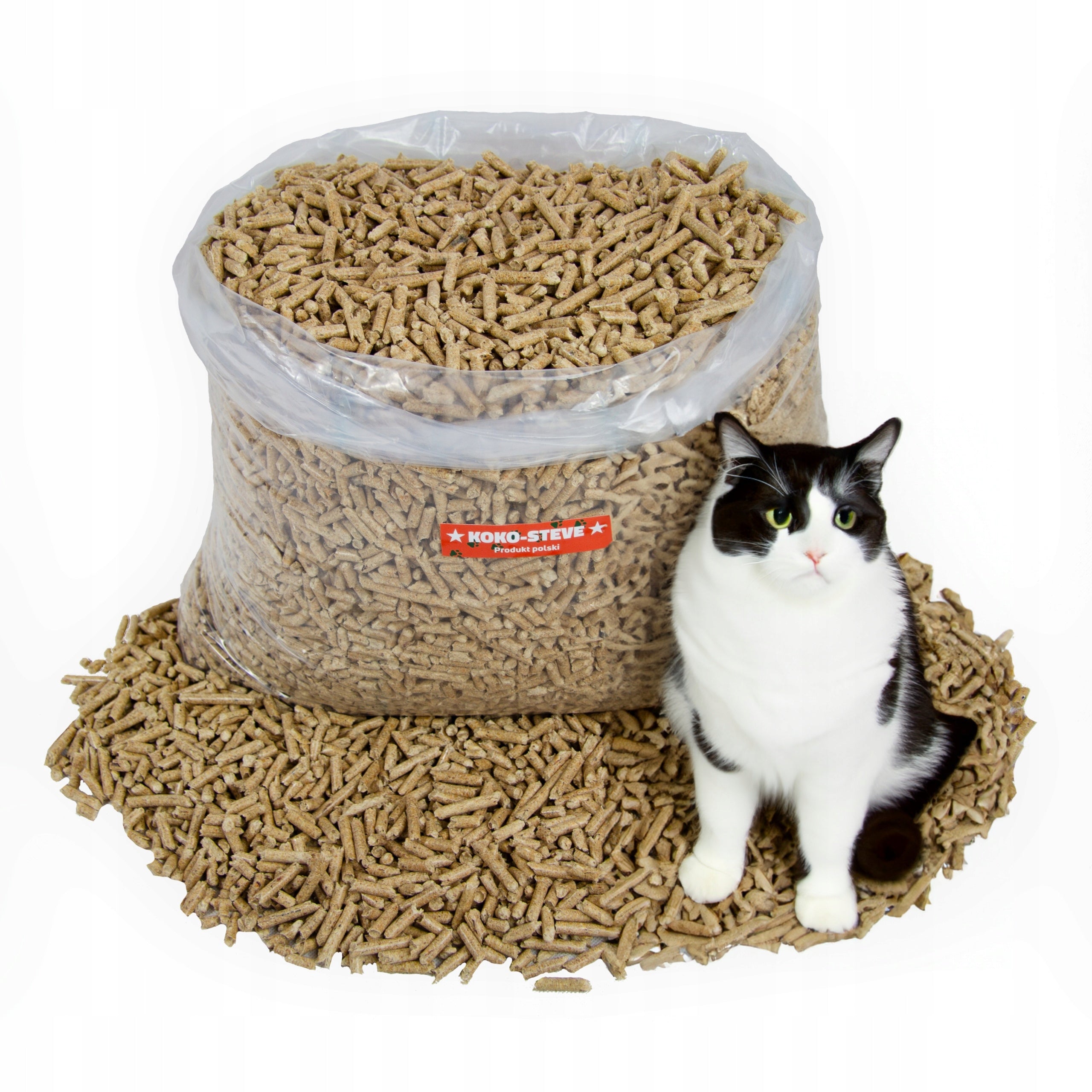 WOODEN LITTER For Cat Natural Pine Pellet For Rabbit Rodents 10kg Kind wooden