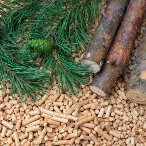 WOODEN LITTER PELLET FOR CAT RABBIT RODENTS NATURAL LIGHT 100% 10KG Product weight 10 kg