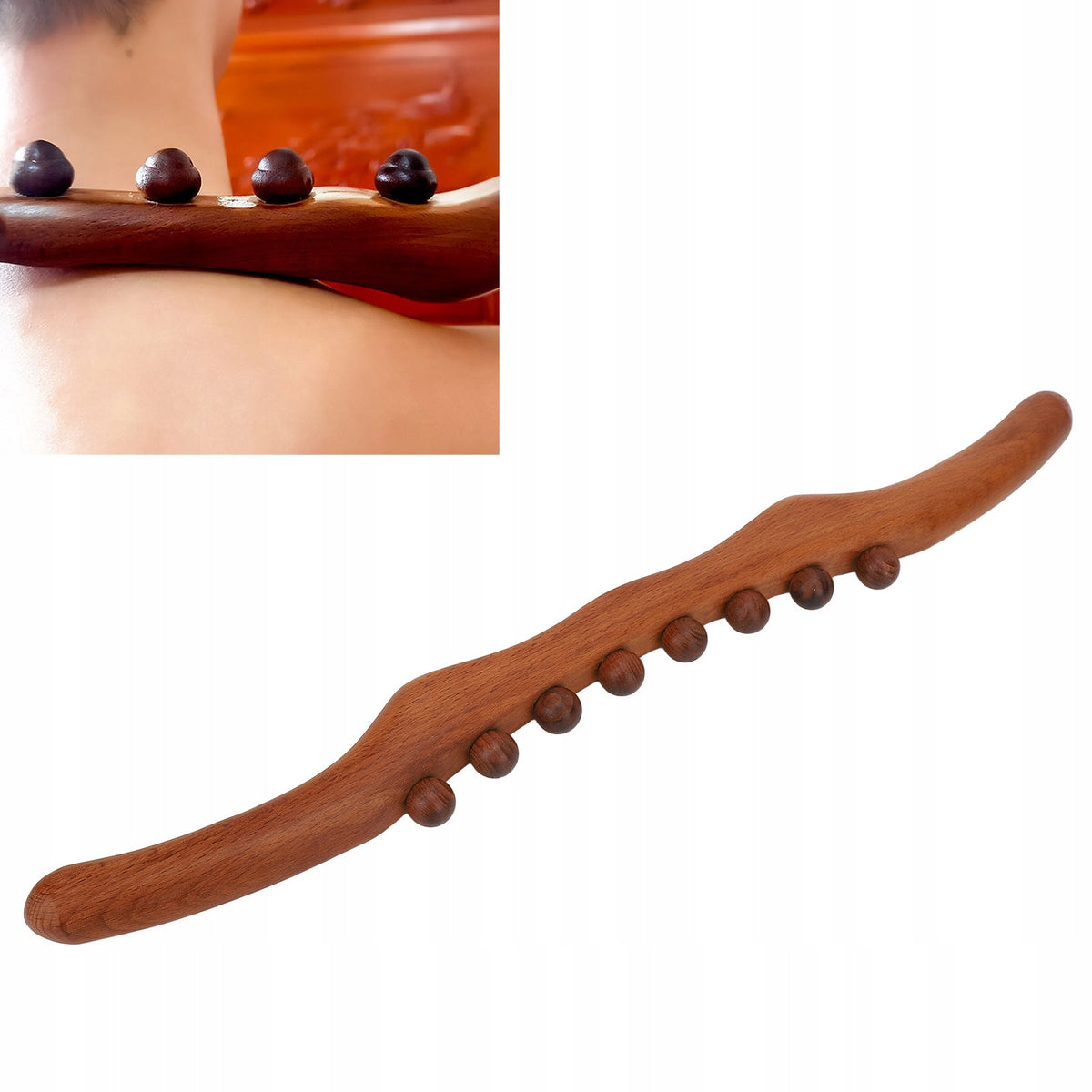 WOODEN MASSAGER GUA SHA LYMPHATIC DRAINAGE Medical device no