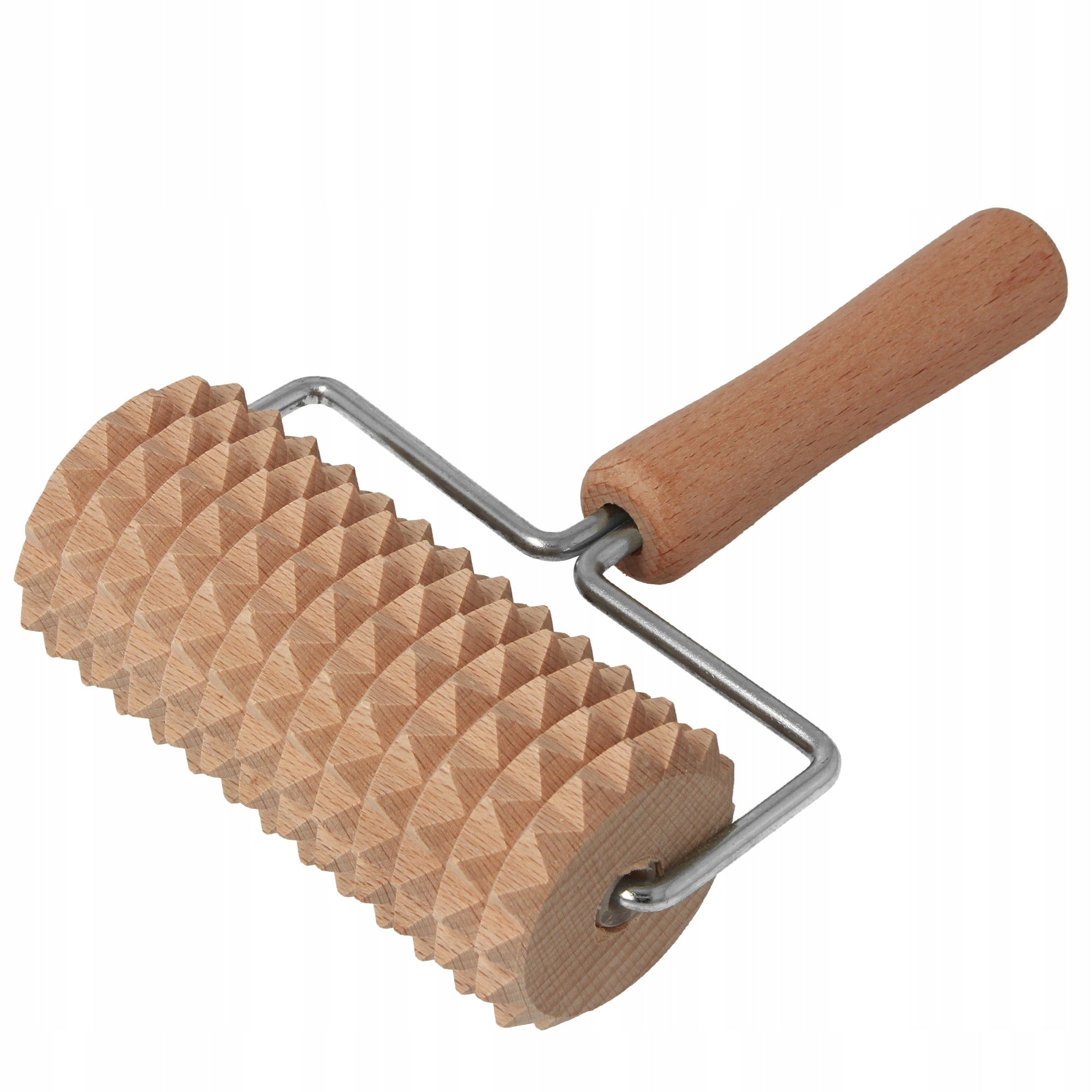 WOODEN MASSAGER ROLLER FOR ANTI-CELLULITE MASSAGE 20cm