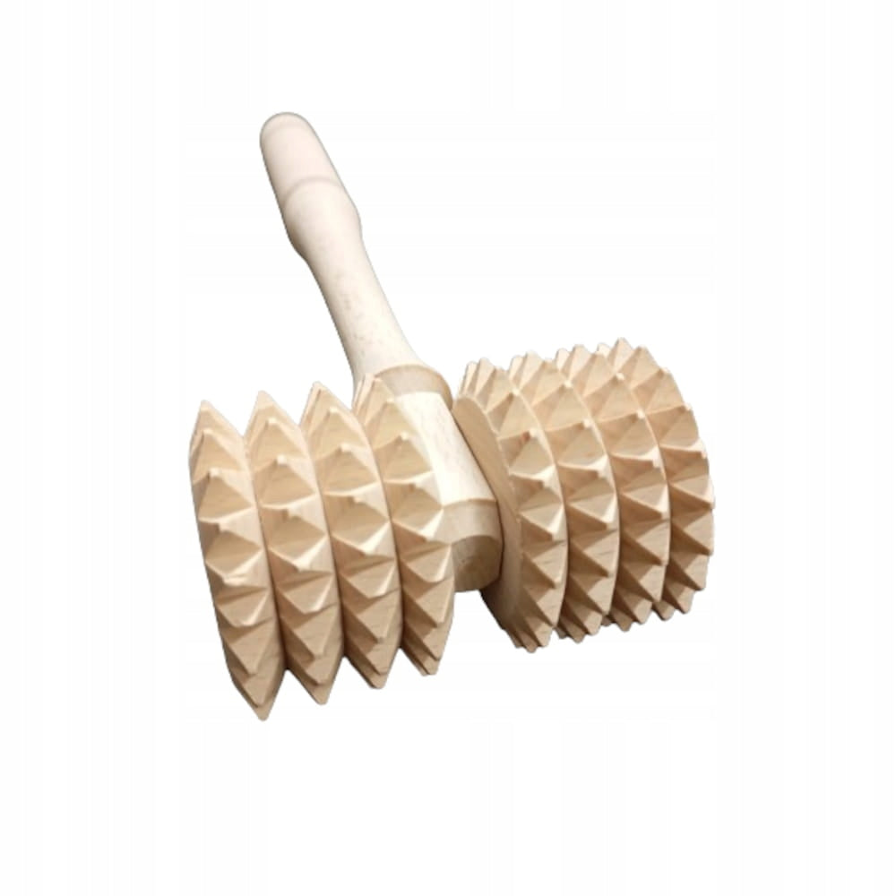 WOODEN MASSAGER TRADITIONAL FOR MUSCLE BODY TWO ROLLERS EAN (GTIN) 5905884567500