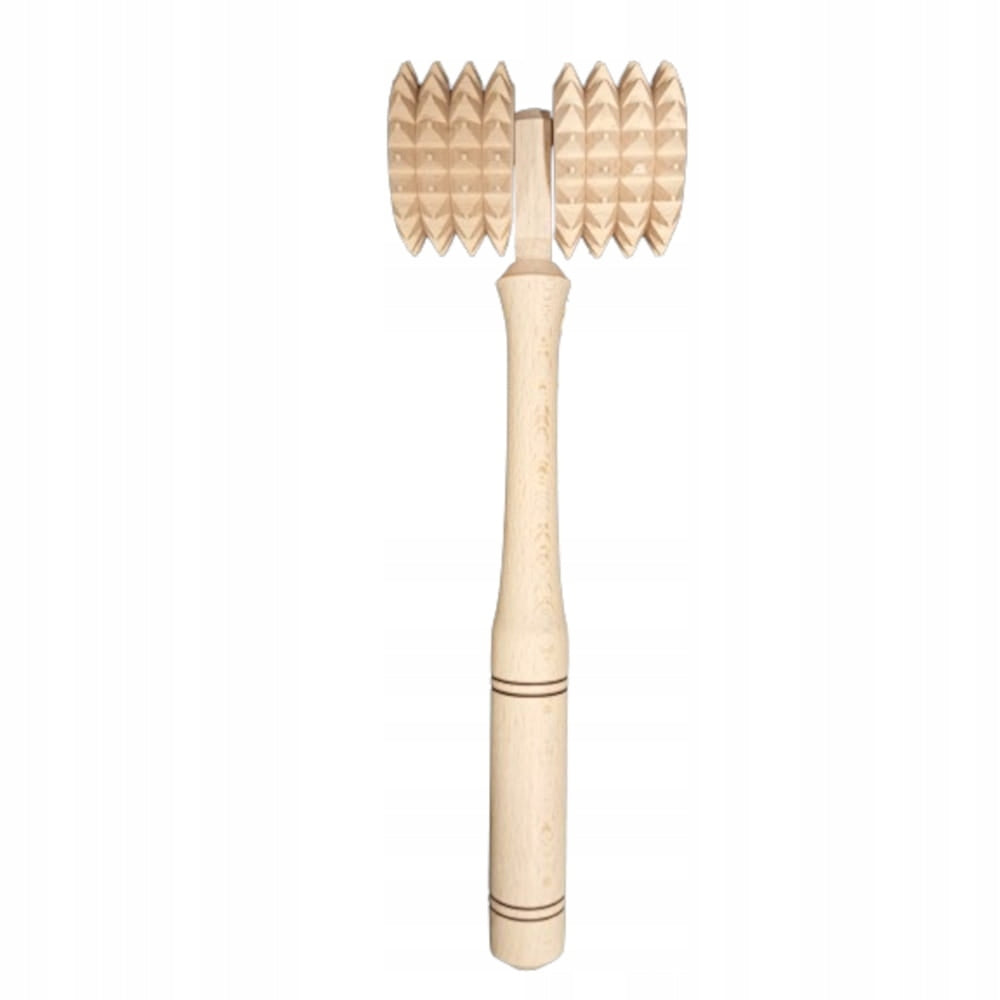 WOODEN MASSAGER TRADITIONAL FOR MUSCLE BODY TWO ROLLERS Manufacturer code 5905884567500