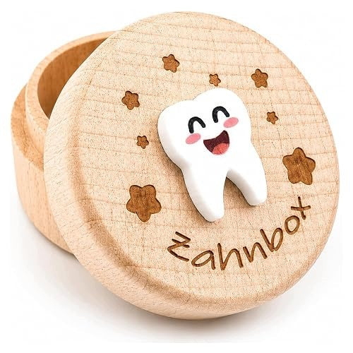 WOODEN MILK TEETH BOX FOR BOY GIRL GIFT Brand no brand