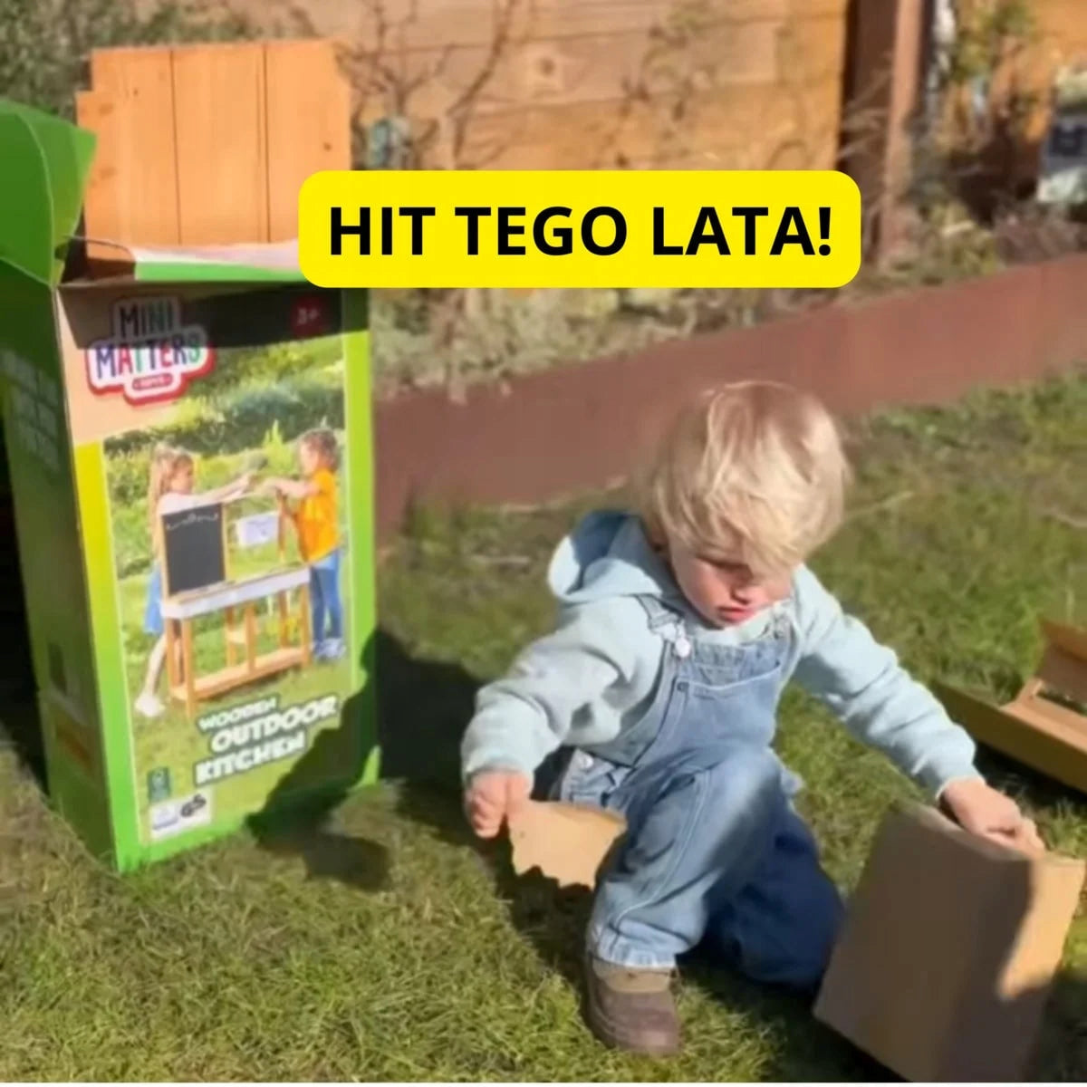 WOODEN MUD KITCHEN For Sand Garden Sandbox For Kids Garden Kid's age 3＋ months