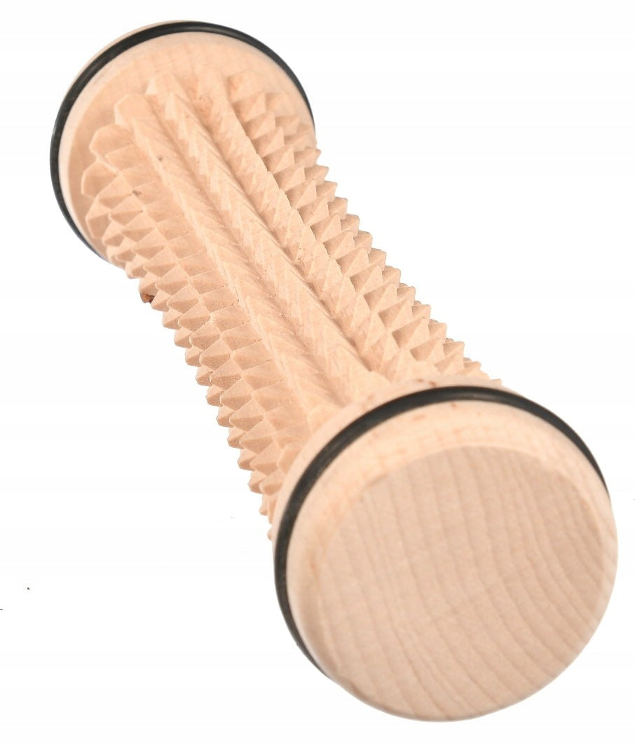WOODEN ROLLER BODY MASSAGER WITH RUBBER EAN (GTIN) 5903938748011
