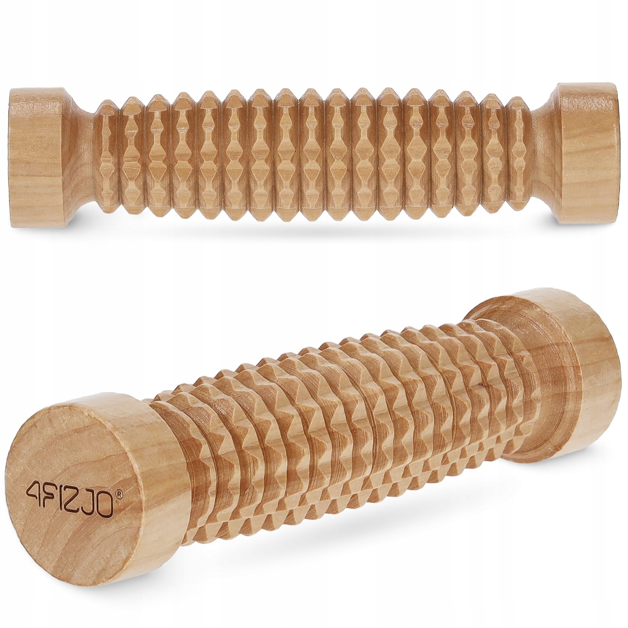WOODEN ROLLER MASSAGE ROLLER BODY FOOT MASSAGER ANTI-CELLULITE