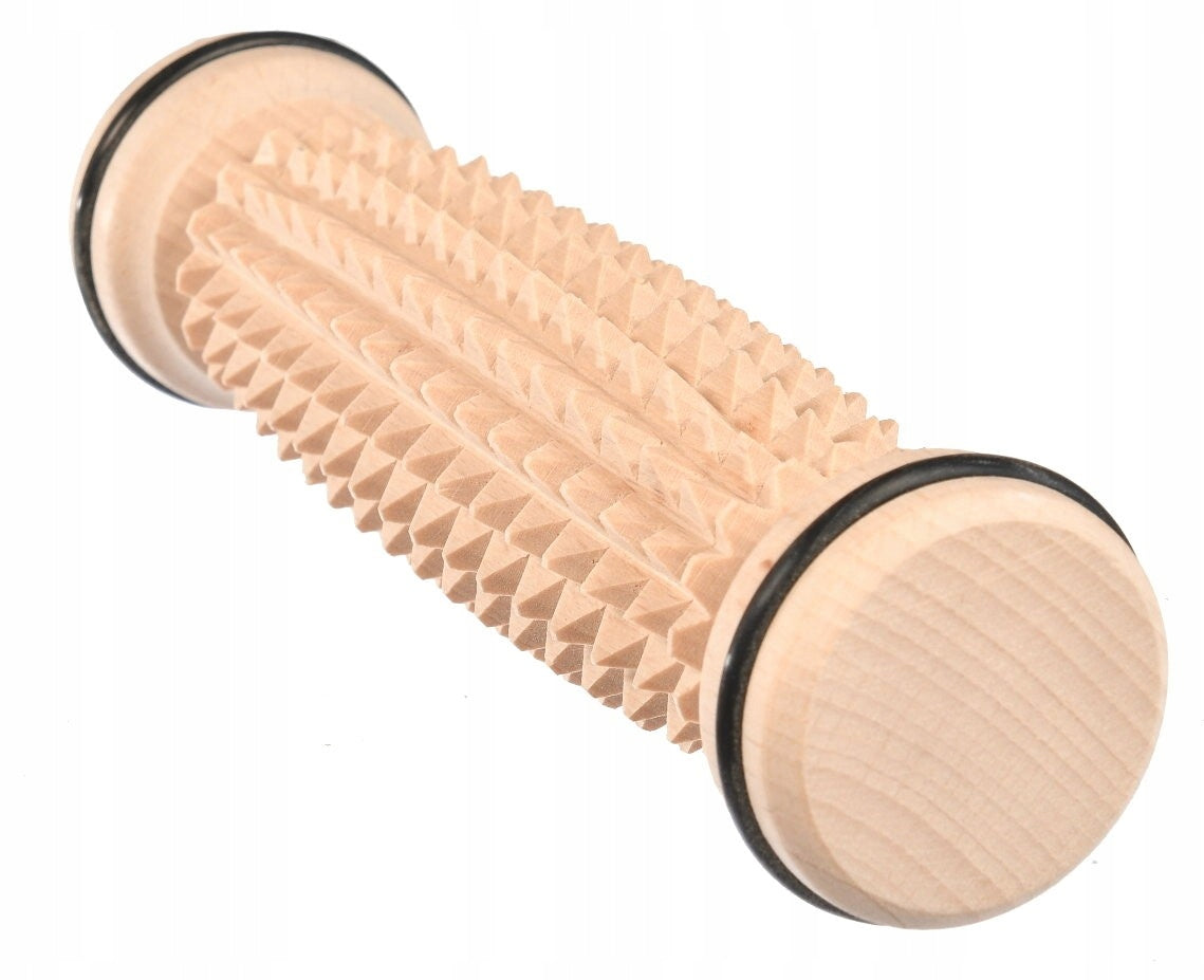 WOODEN ROLLER MASSAGER WITH RUBBER EAN (GTIN) 5903938748004