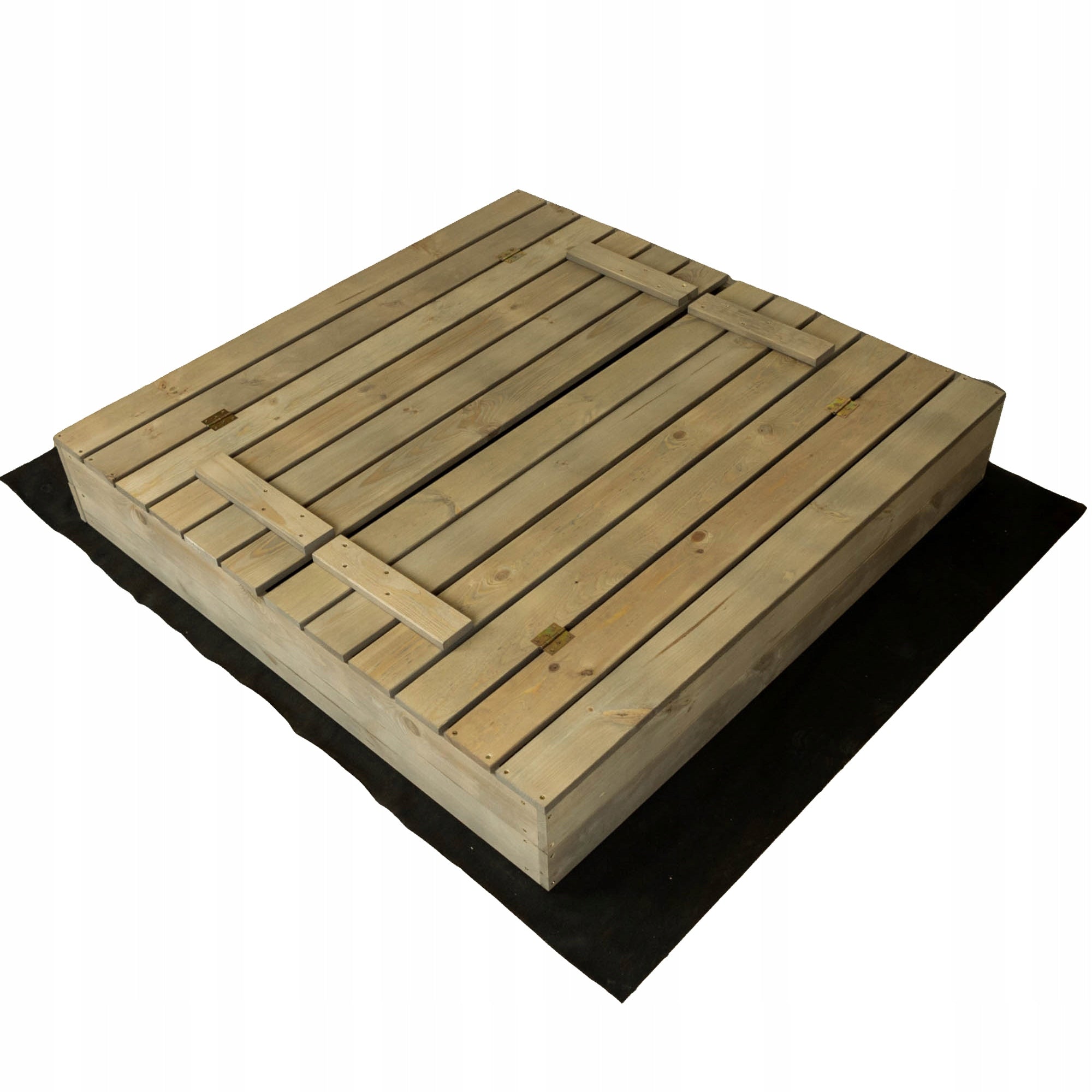 WOODEN SANDBOX CLOSED 120cm IMPREGNATED Length 120 cm