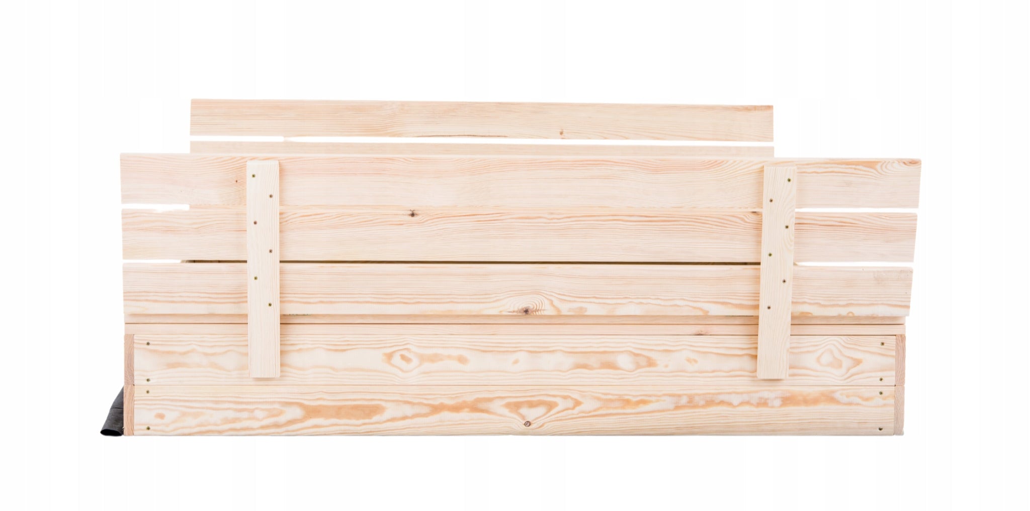 WOODEN SANDBOX WITH BENCHES CLOSED 140x140cm MANUFACTURER FREEBIES! Brand SunWood