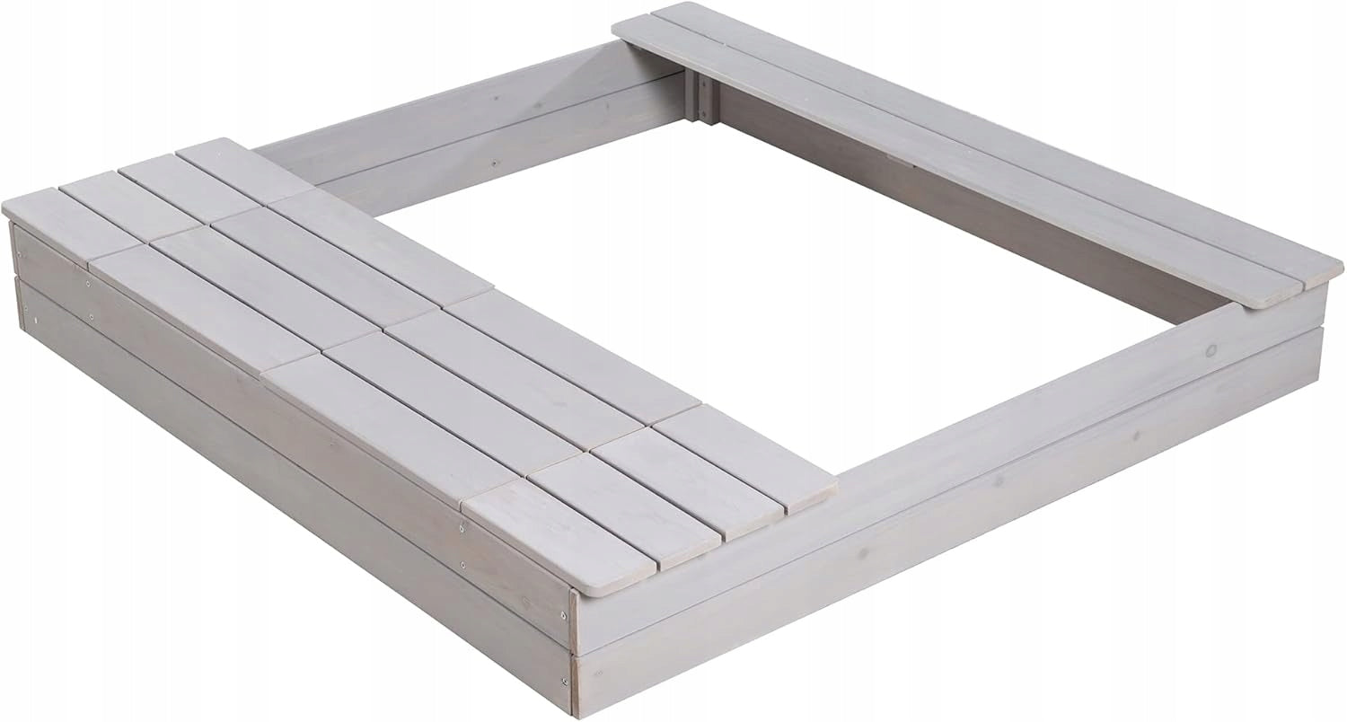 WOODEN SANDBOX WITH GARDEN POOLS 2IN1 120 x 125 x 17,5 cm ROBA Manufacturer code 456012GA