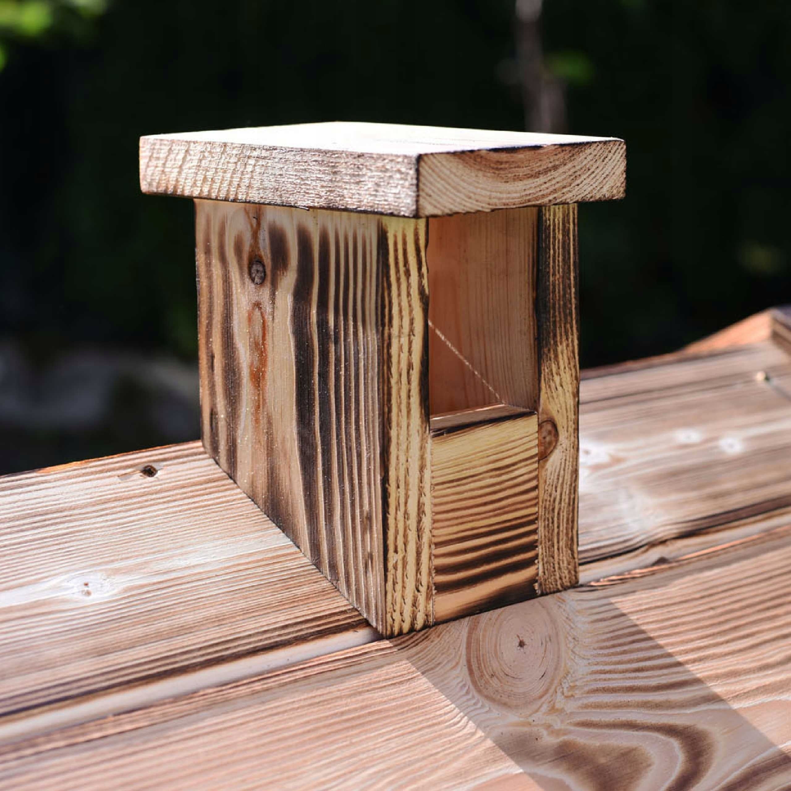 WOODEN SMOKEHOUSE HIGH 70 CM – READY SET WITH FREE FIREPLACE 4XL Grate length 48 cm
