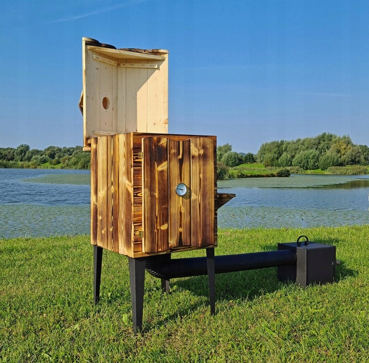 WOODEN SMOKEHOUSE LARGE GARDEN SMOKEHOUSE LATEST MODEL ELITE 3.0 XXL` Manufacturer code PRO092OP