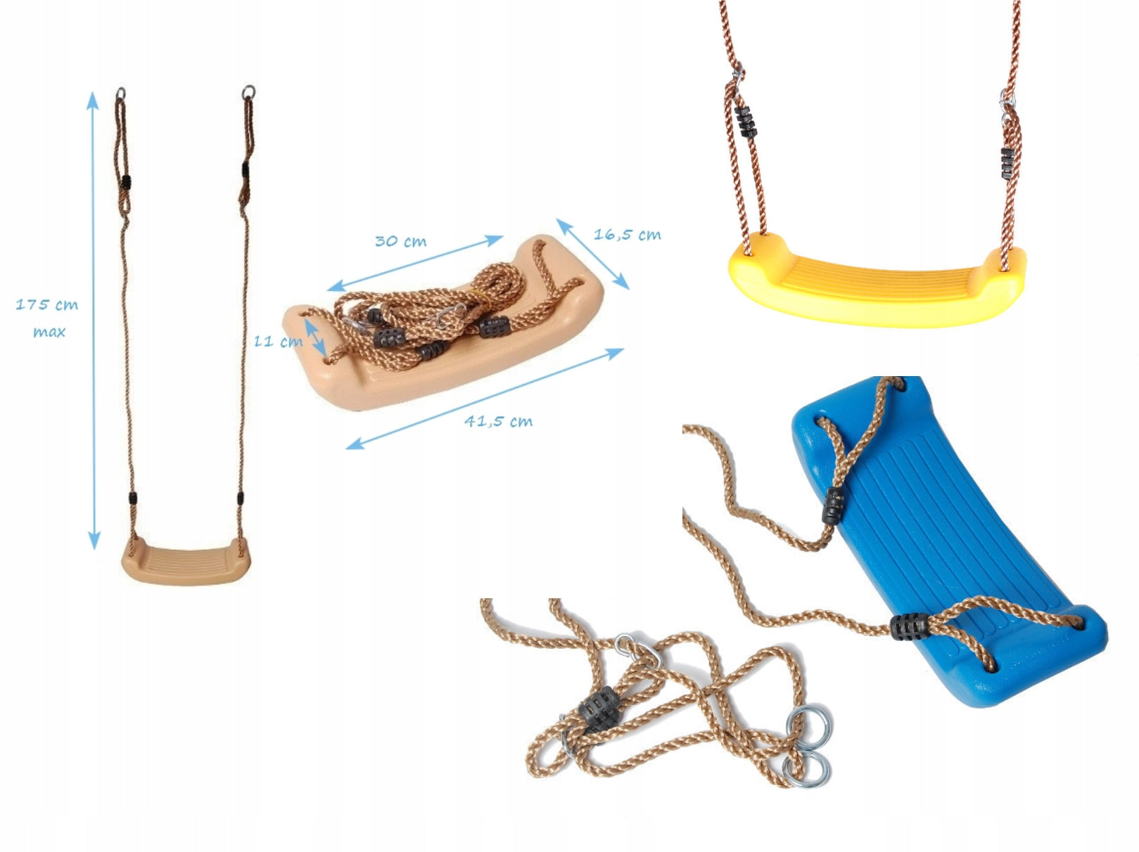 WOODEN SQUARE TOYS FOR GARDEN CHEERFUL SQUARE SLIDE 2SWINGS IMPREGNATED Product width 400 cm