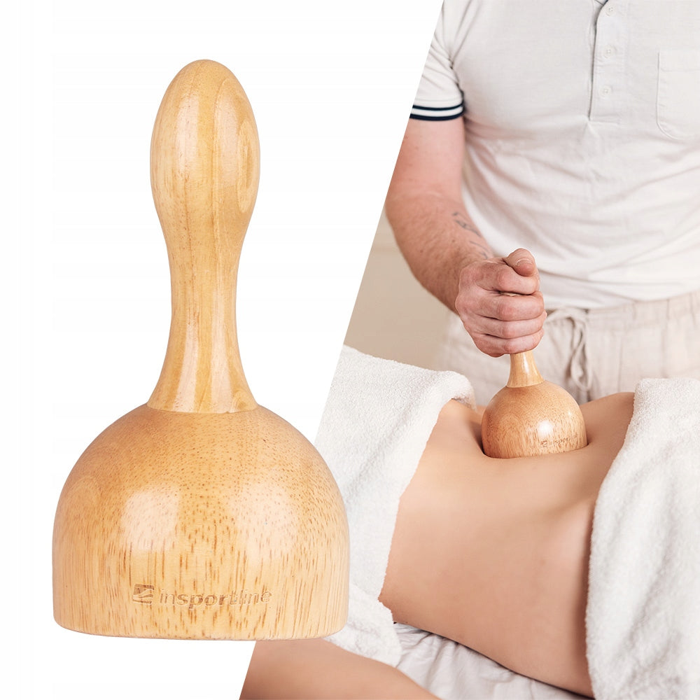 WOODEN SUCTION CUP FOR MASSAGE INSPORTLINE VITMAR