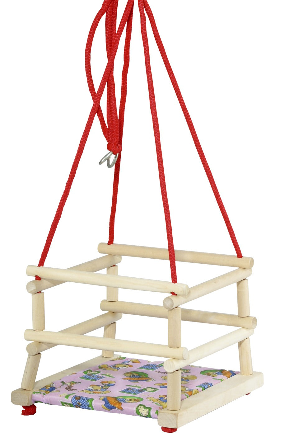 WOODEN SWING WITH PILLOW SPINNING TOP / 5