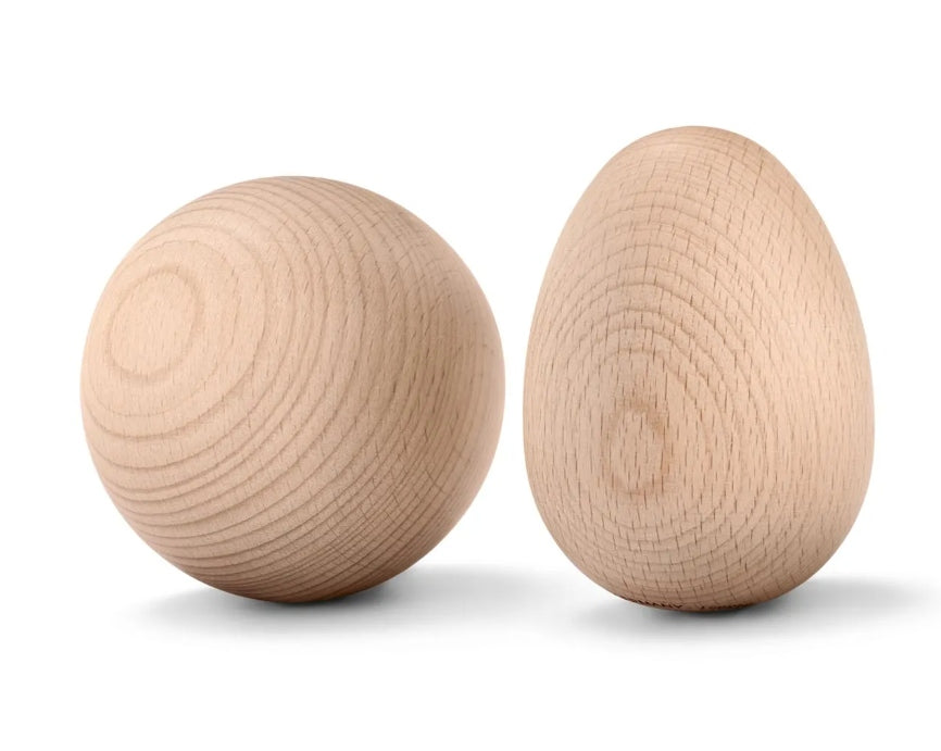 WOODEN TCHIBO FASCIA MASSAGE SET NATURAL RELIEF 2 PIECES