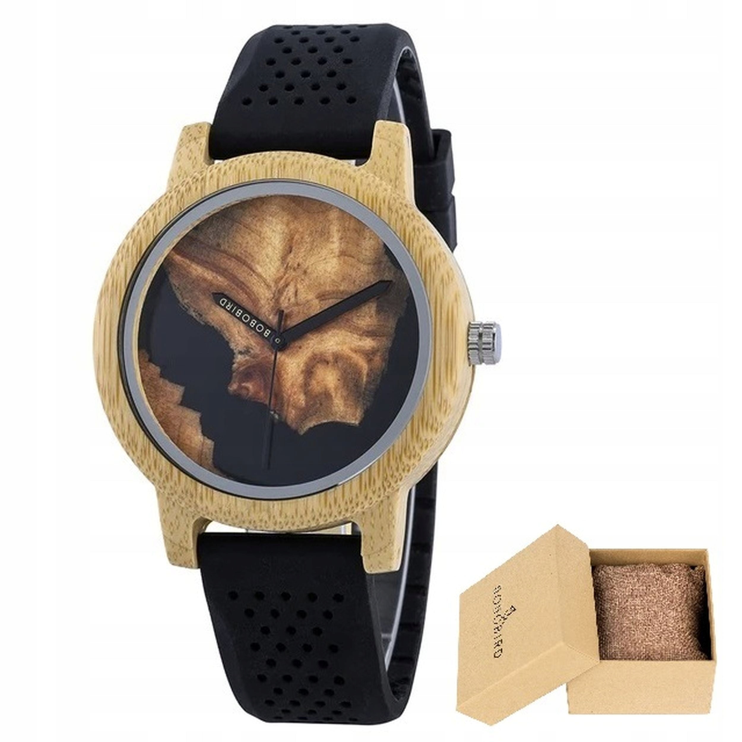 WOODEN WOMEN'S WATCH BOBO BIRD ELEGANT T75-1 DIAL WOOD AND RESIN