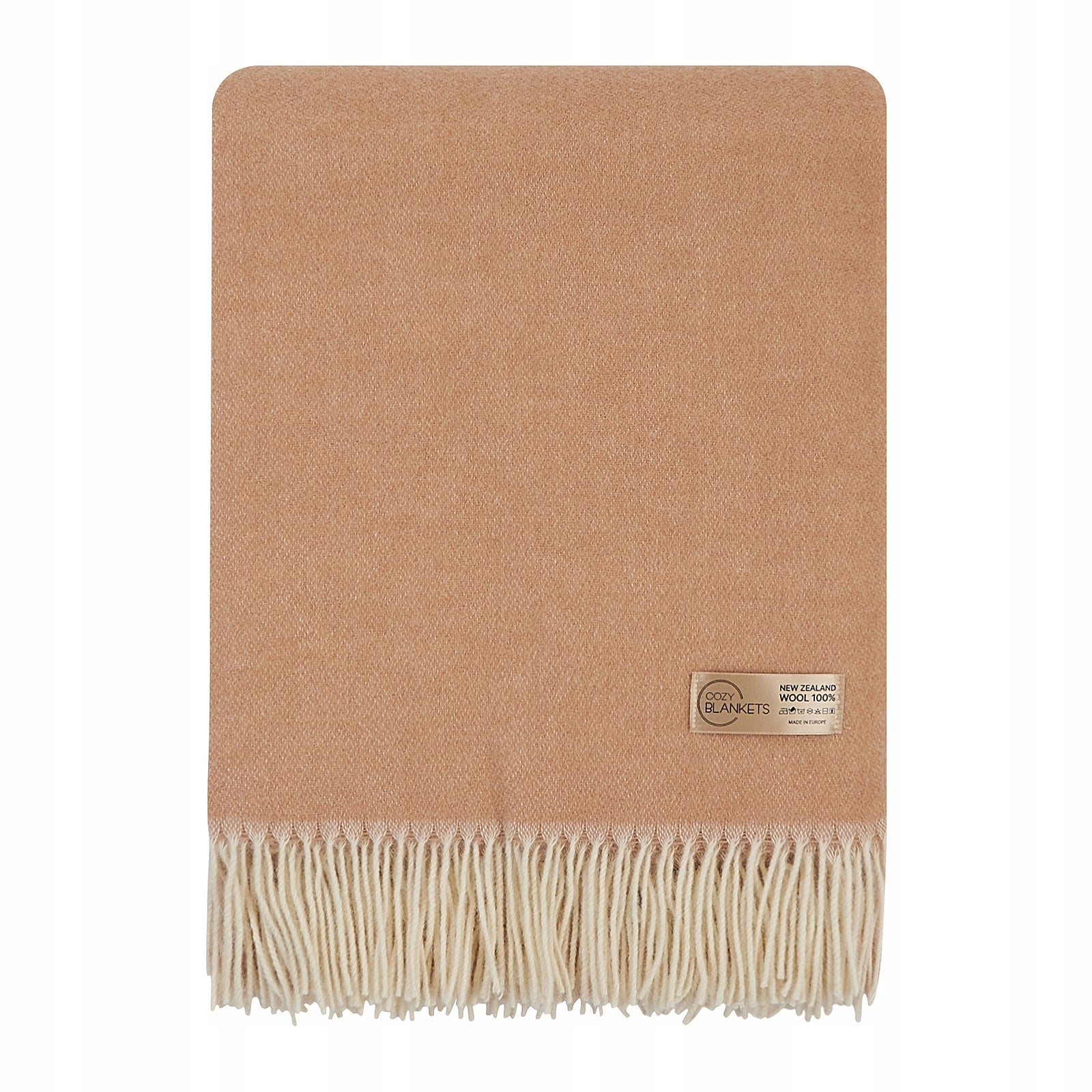 WOOL BLANKET warm soft 100% New Zealand wool 140x200 Cozy Blankets