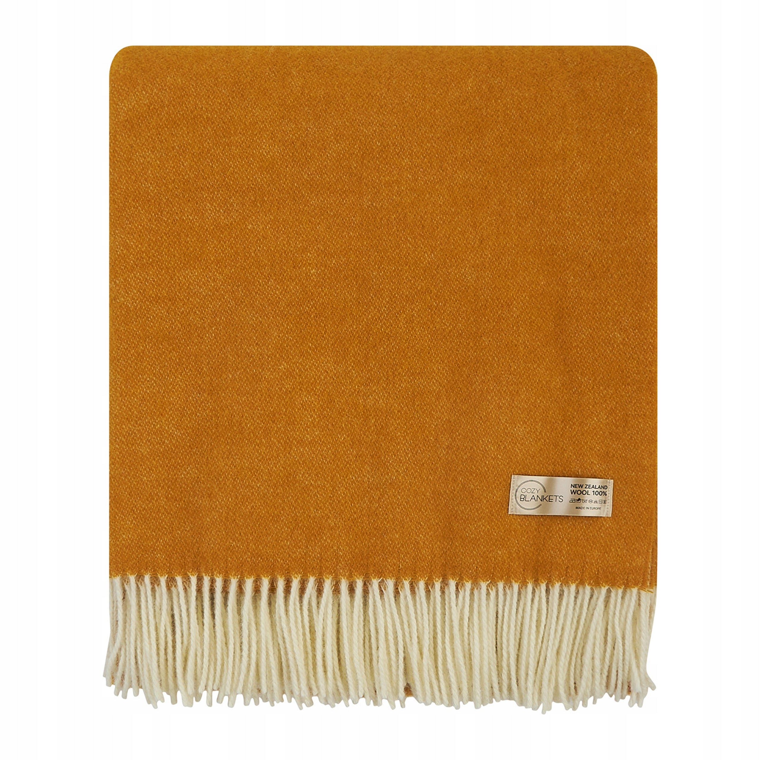 WOOL BLANKET warm soft 100% New Zealand wool 170x200 Cozy Blankets