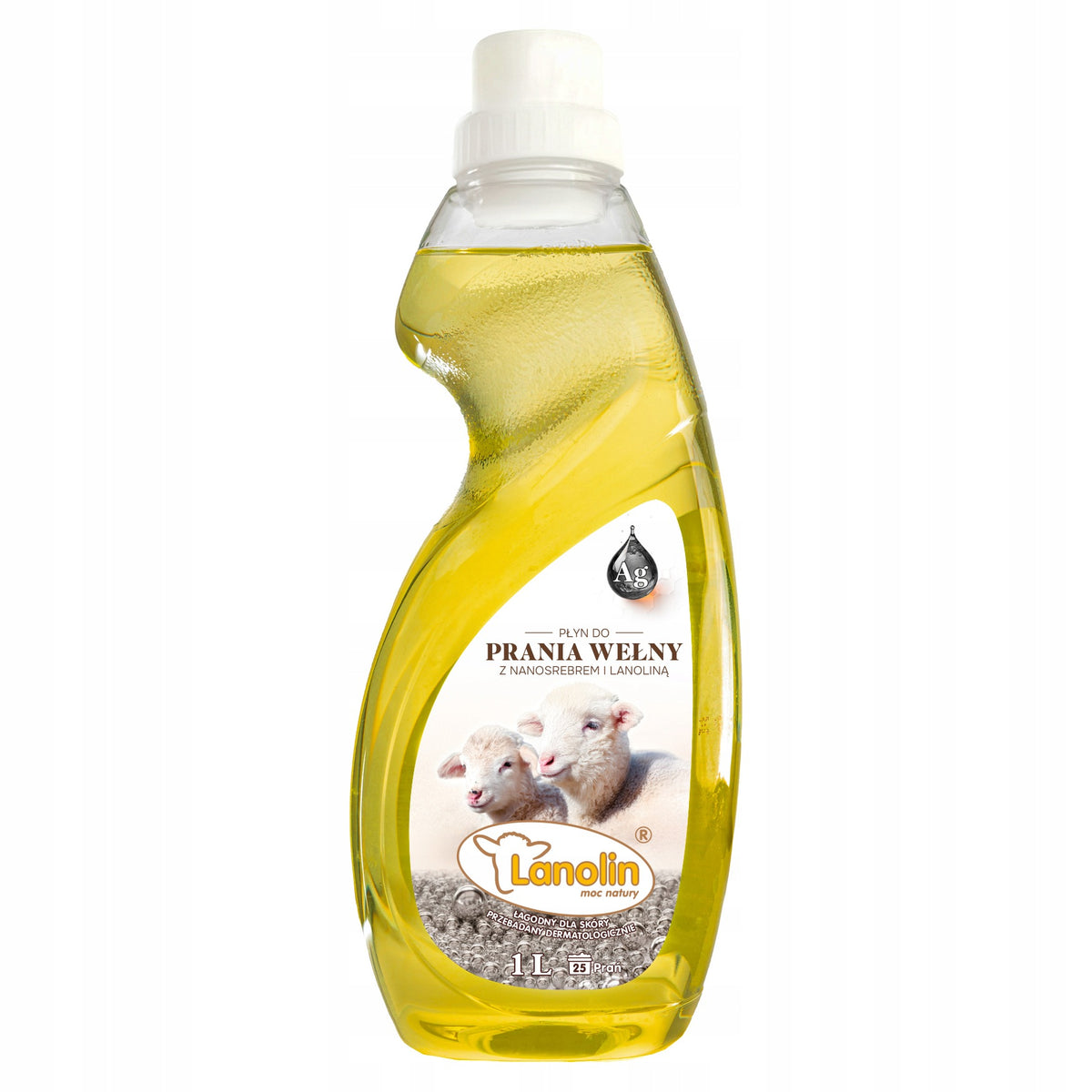 WOOL WASHING LIQUID LANOLIN MERINO CASHMERE CAMEL NANOSILVER 1L