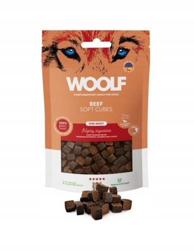 WOOLF SOFT CUBES MONOPROTEIN BEEF 100G
