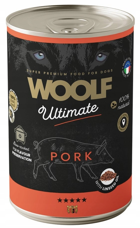WOOLF Ultimate DogFood konz. Pork Varianta: 400g Brand Woolf