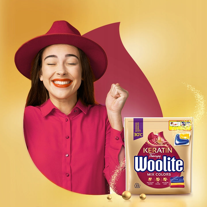 WOOLITE MIX COLORS COLOR WASHING CAPSULES 2x 33 PIECES Brand Woolite