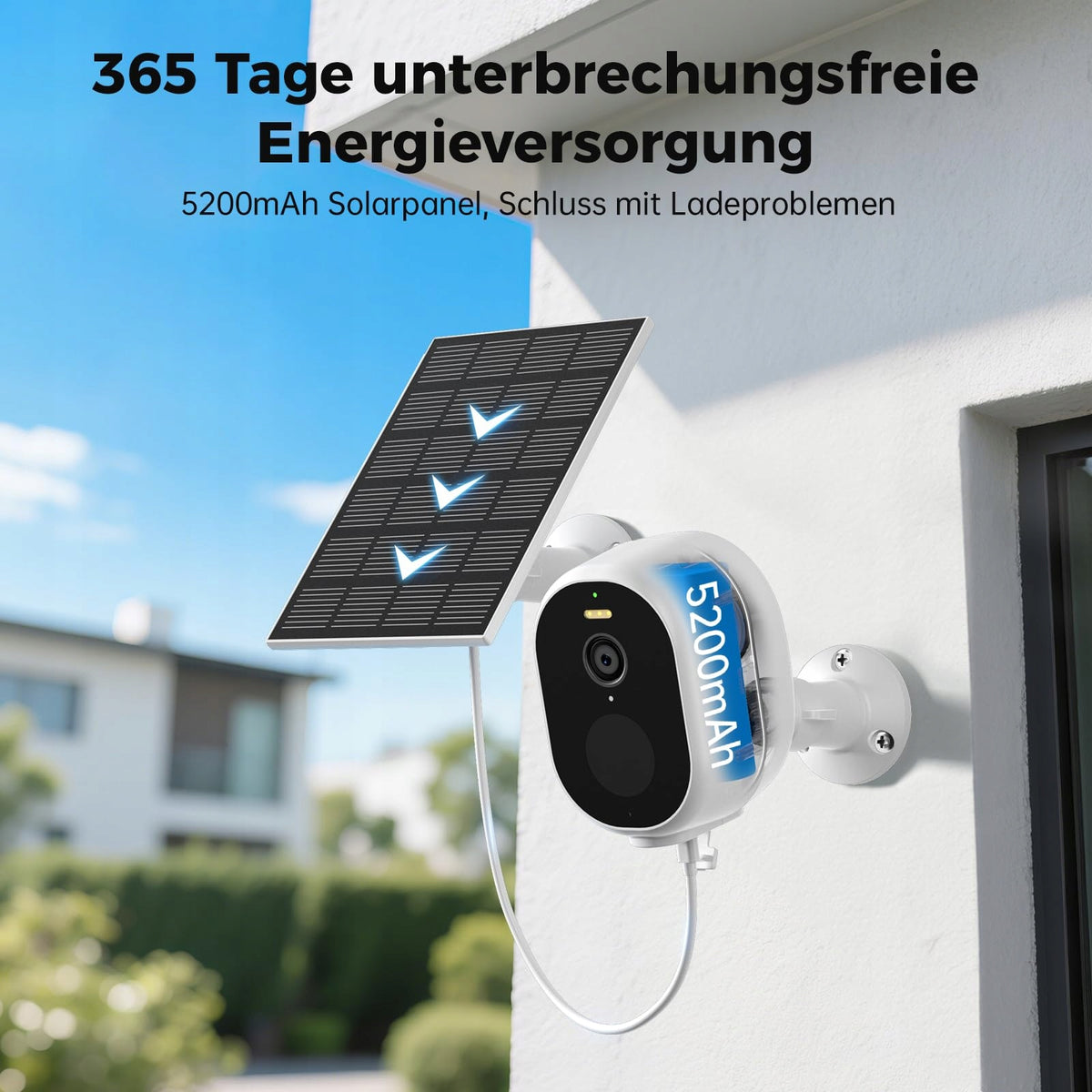 WOOX Outdoor Camera Solar 4MP Wireless IP65 Night Vision PIR Packaging status original