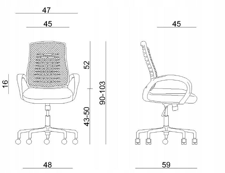 WORK Chair AWARD YELLOW Swivel Desk Chair Manufacturer code W-120-10