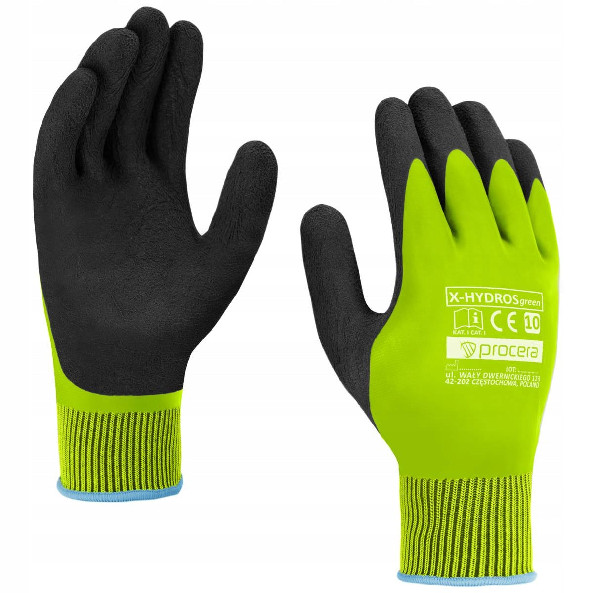 WORK GLOVES EXTRA STRONG PROCERA COATED WATERPROOF