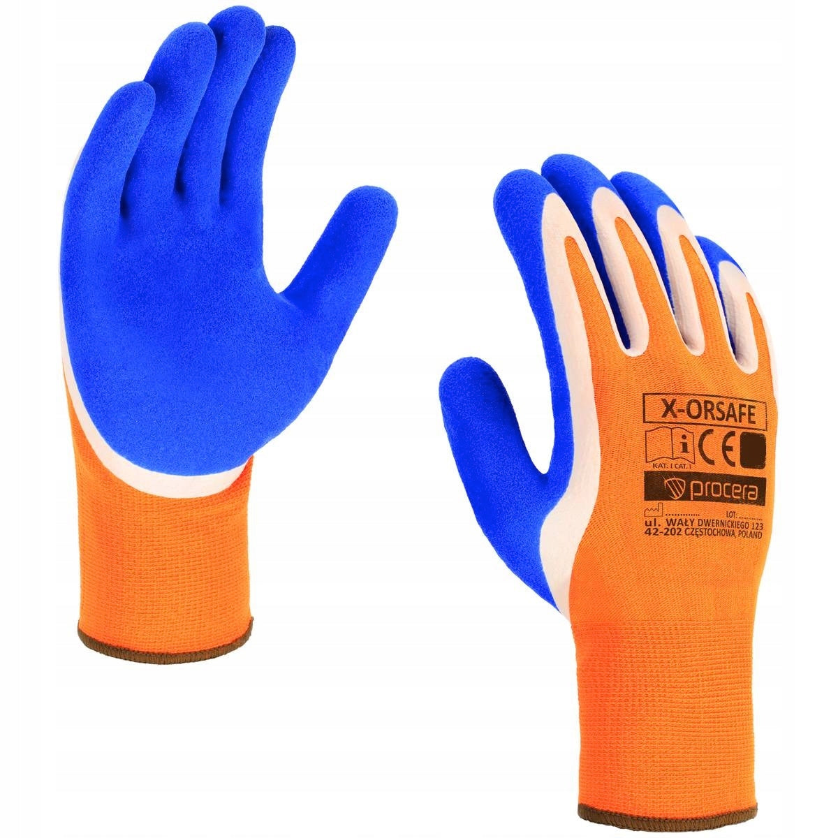 WORK GLOVES EXTRA STRONG PROCERA ORSAFE COATED spandex