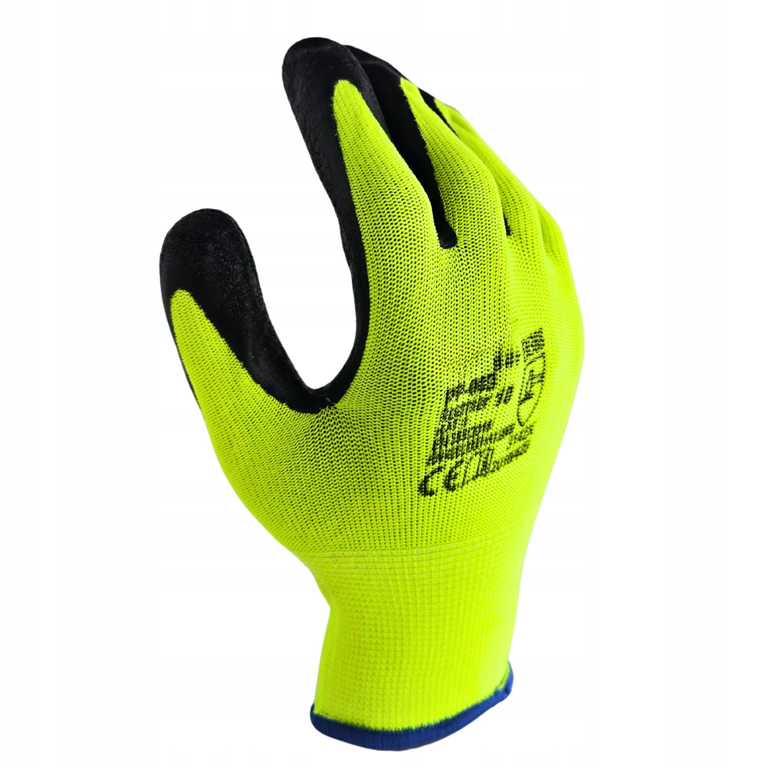 WORK GLOVES Garden Gloves Reflective LATEX Strong Grip 12 Pairs Medical device no