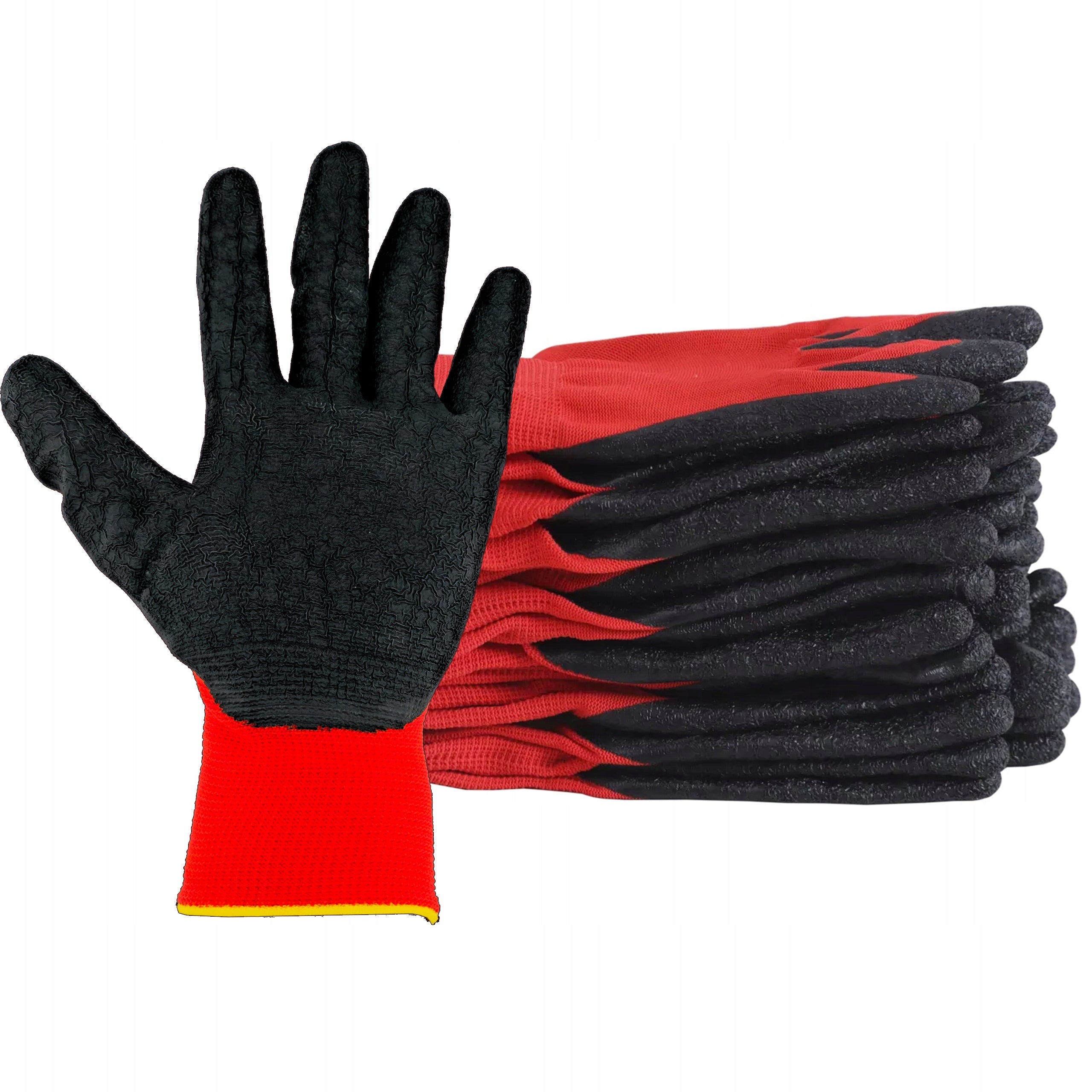 WORK GLOVES SIZE 9 - L 10 PAIRS LATEX GARDEN GLOVES Medical device no