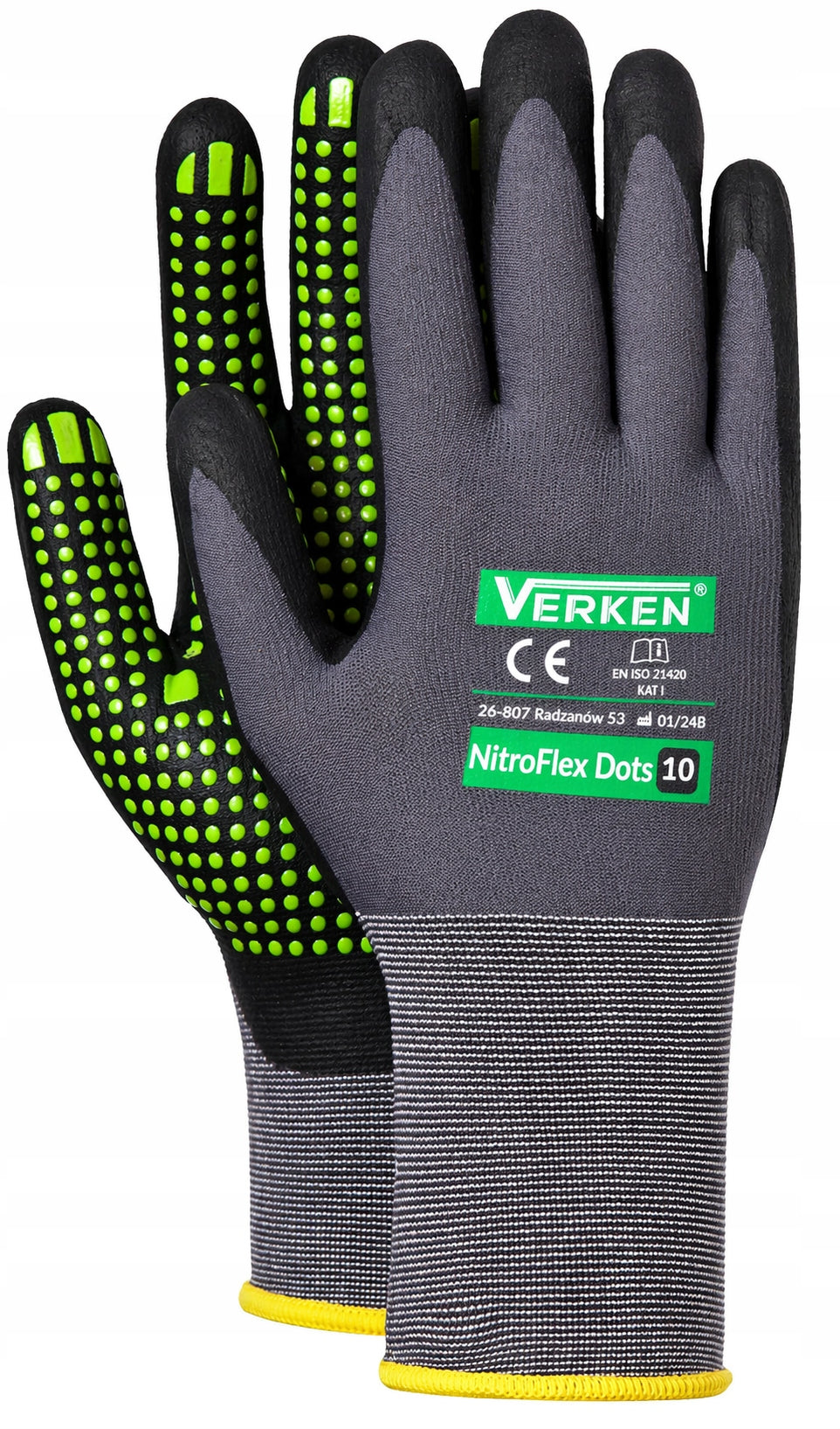 WORK GLOVES X-FLEX NEO+ MANUAL PROCERA SAFE Packaging status original