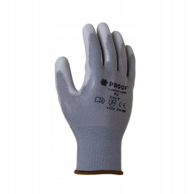 WORK GLOVES size 10 PROTECTIVE GLOVES GREY CONSTRUCTION PROOF 10pair Medical device no