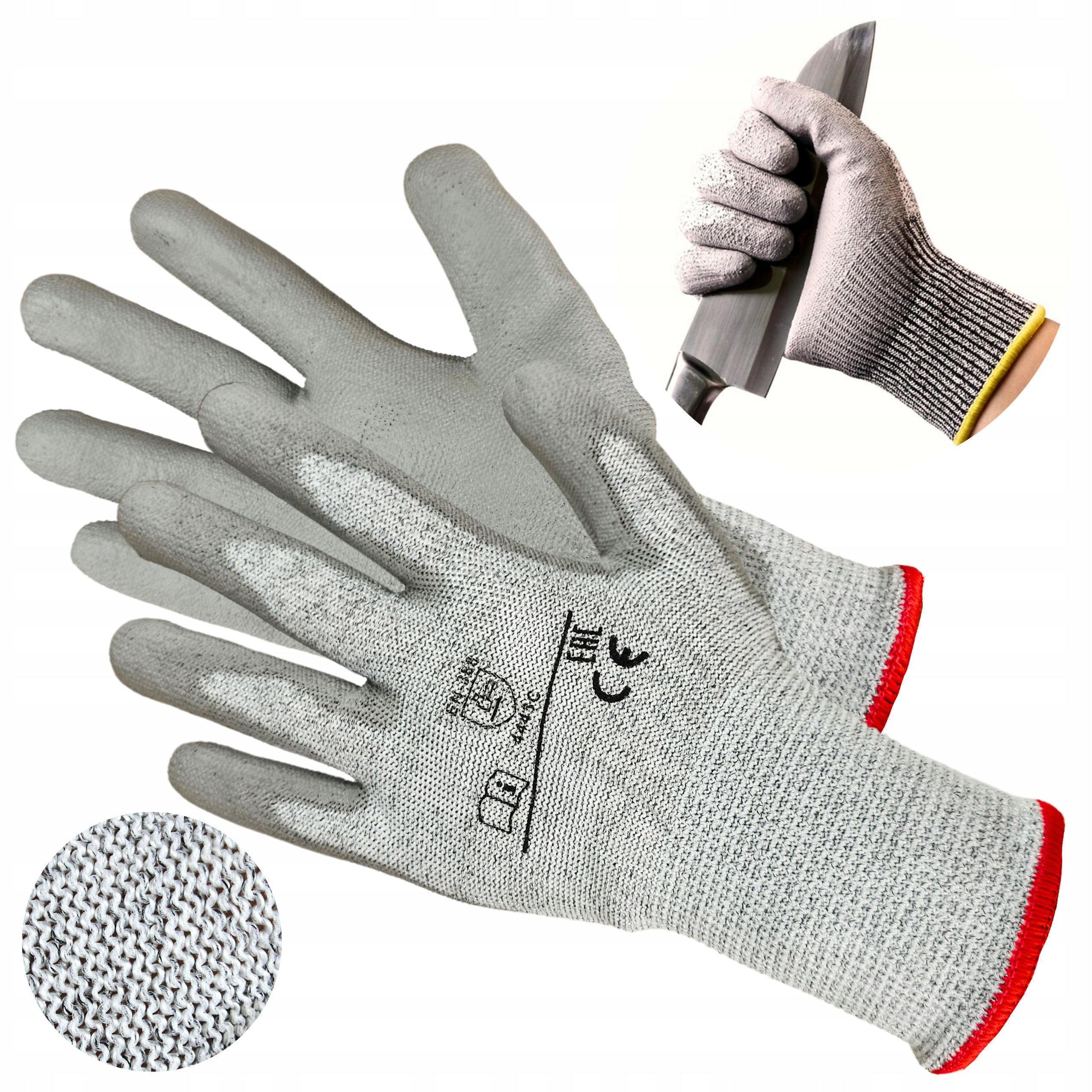 WORK Gloves ANTI-CUT MANUAL PROTECTIVE Gloves 4443C CUT