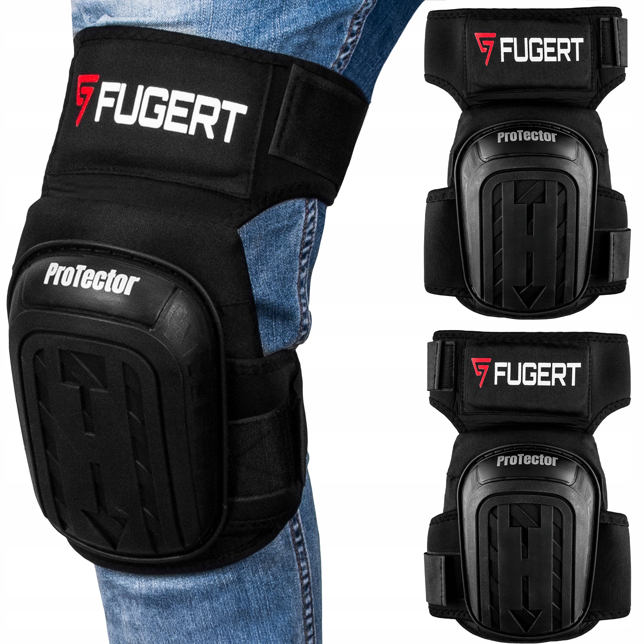 WORK KNEE PADS GEL CONSTRUCTION PAVER KNEE PADS