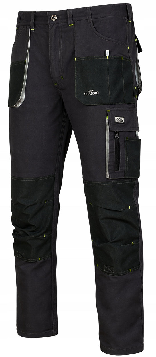 WORK PANTS FOR BELT strong seams 9 pockets Packaging status original