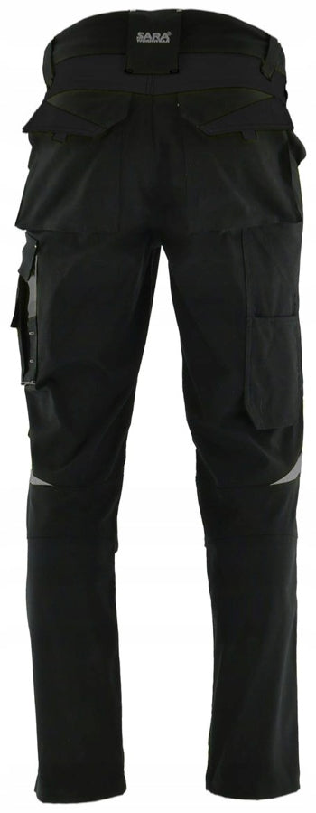 WORK PANTS elastic to waist NEOFLEX stretch spandex BHP STRONG 48 Manufacturer code NEOFLEX