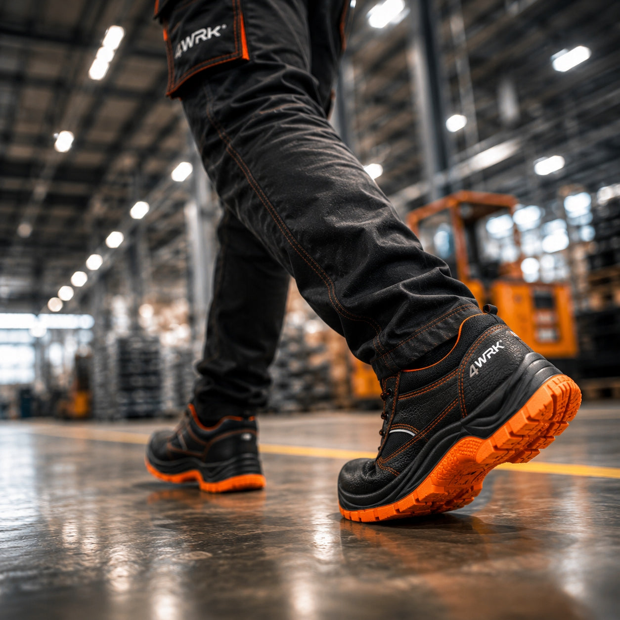 WORK SHOES ANTI-PUNCTURE MEN'S SHOES WITH TOE CAP SKAT S3 R.45 Manufacturer code ANTYPRZEBICIOWE PÓŁBUTY ROBOCZE OCHRONNE S3
