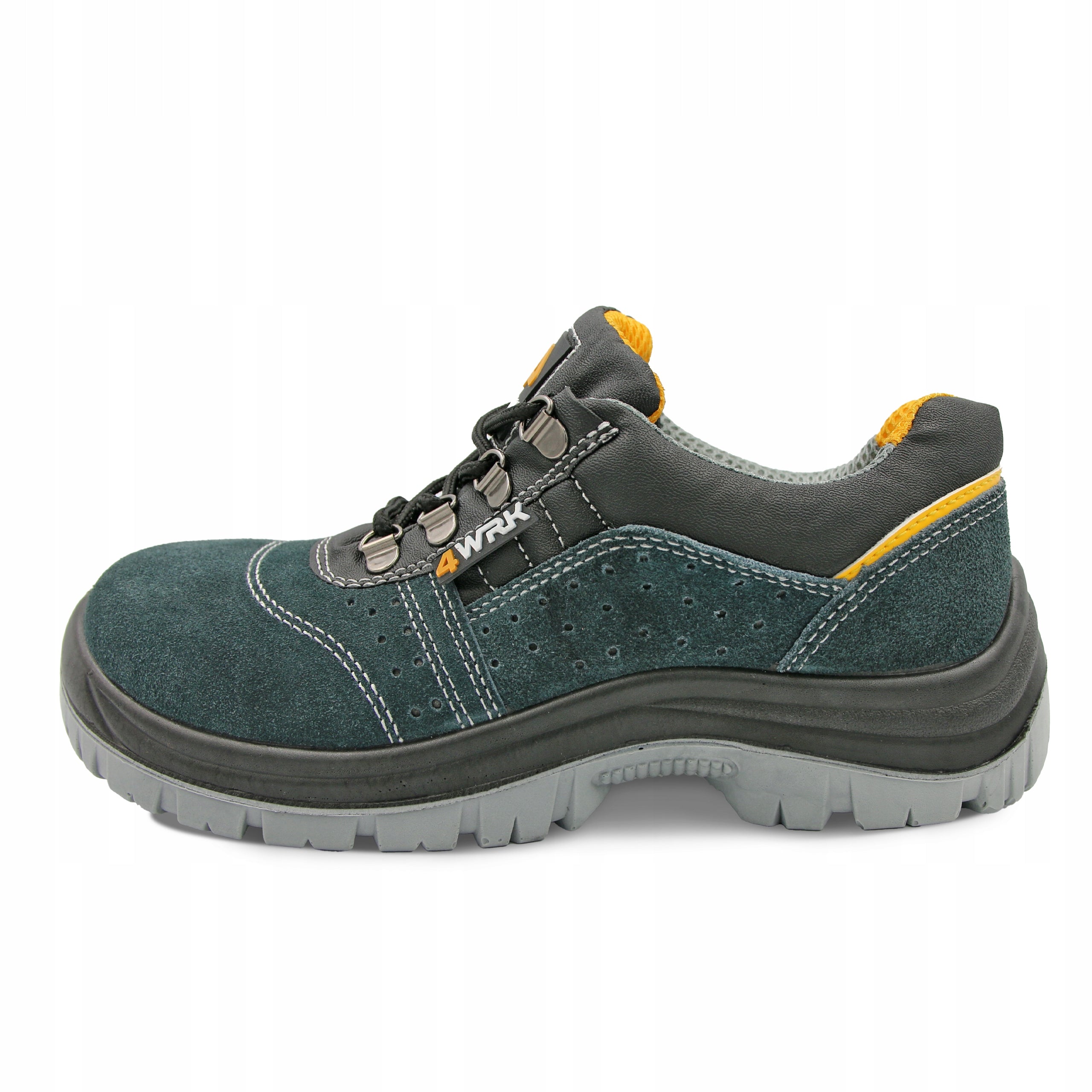 WORK SHOES BREATHABLE LIGHTWEIGHT LEATHER SHOES BHP VELOUR LEATHER O1 R.40 Manufacturer code ODDYCHAJĄCE BUTY SKÓRZANE Z PODNOSKIEM bhp O1
