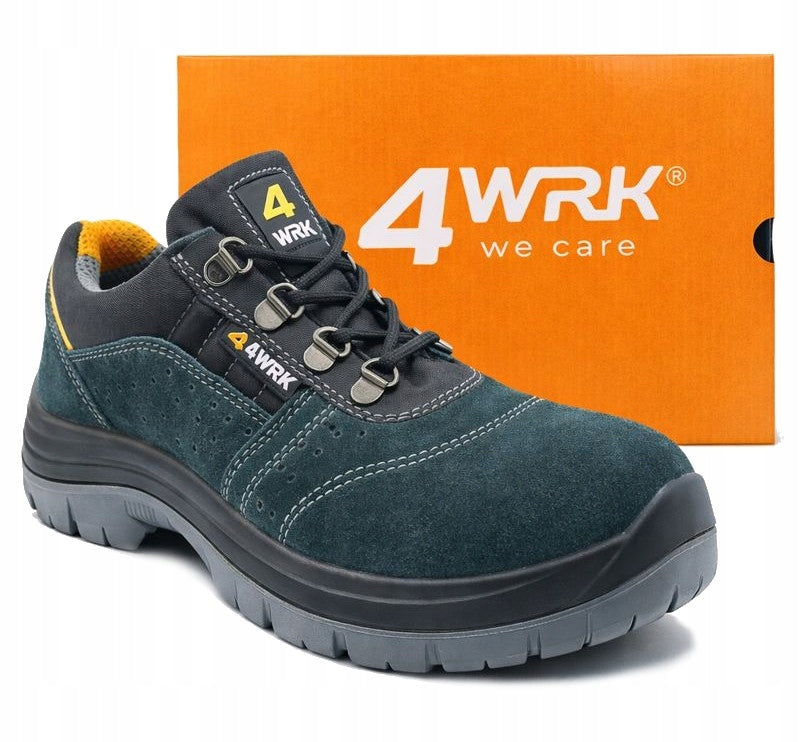 WORK SHOES BREATHABLE LIGHTWEIGHT LEATHER SHOES BHP VELOUR LEATHER O1 R.40