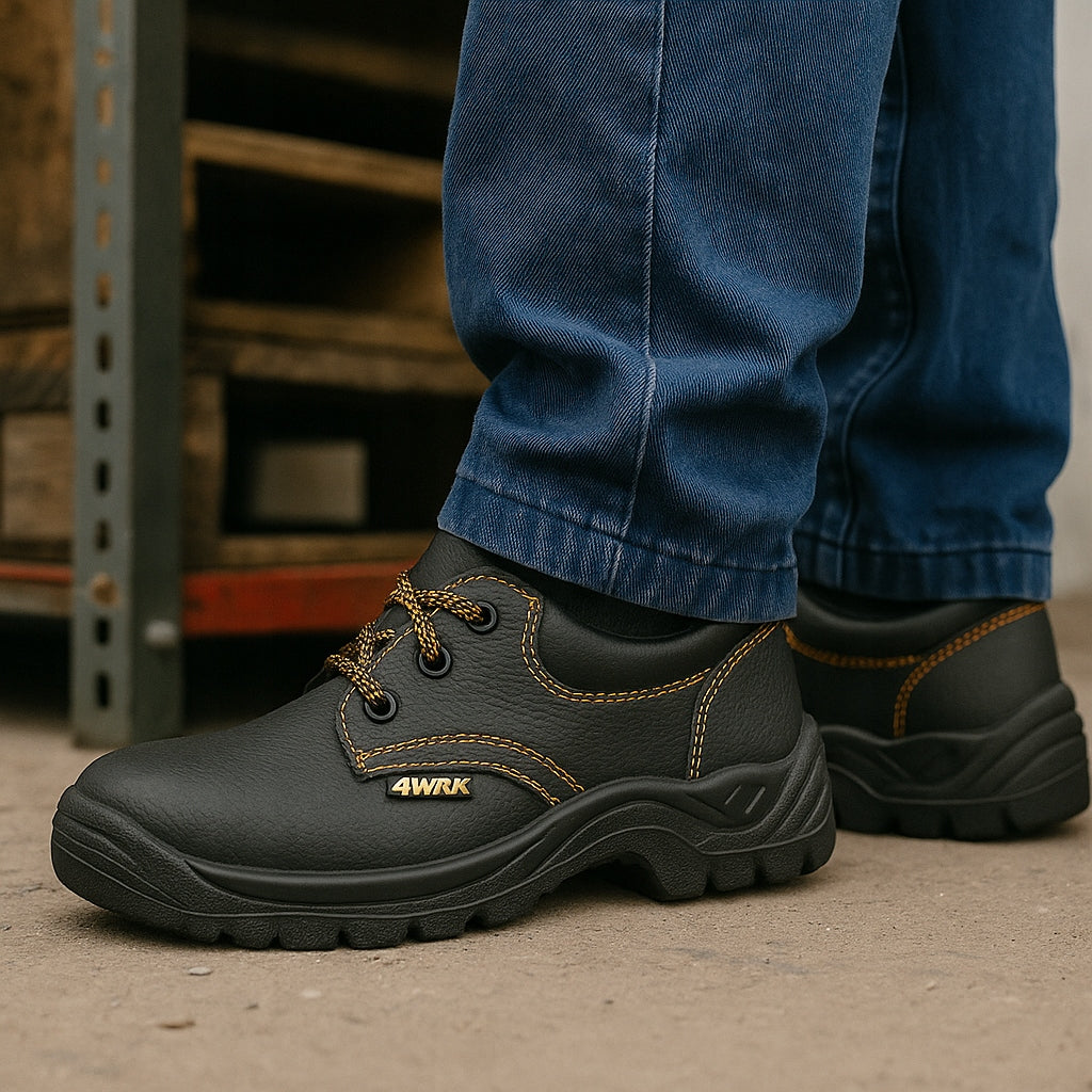 WORK SHOES LEATHER SAFETY SHOES WITH METAL TOE CAP CASTOR S1 R45 Manufacturer code BUTY ROBOCZE WODOODPORNE Z PODNOSKIEM S1 BHP