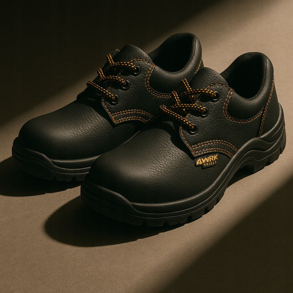 WORK SHOES LEATHER SAFETY SHOES WITH METAL TOE CAP CASTOR S1 R45 Packaging status original